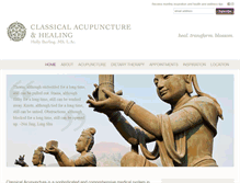 Tablet Screenshot of classicalacupunctureny.com